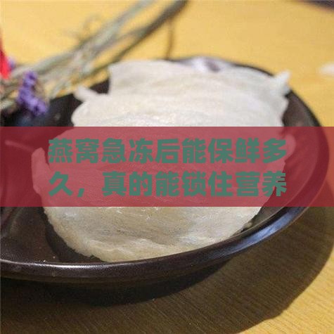 燕窝放速冻保质期多久啊
