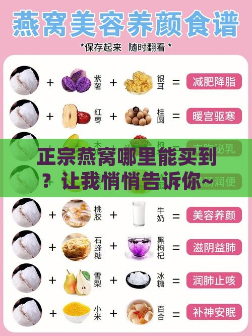 买正宗燕窝去哪里买呢