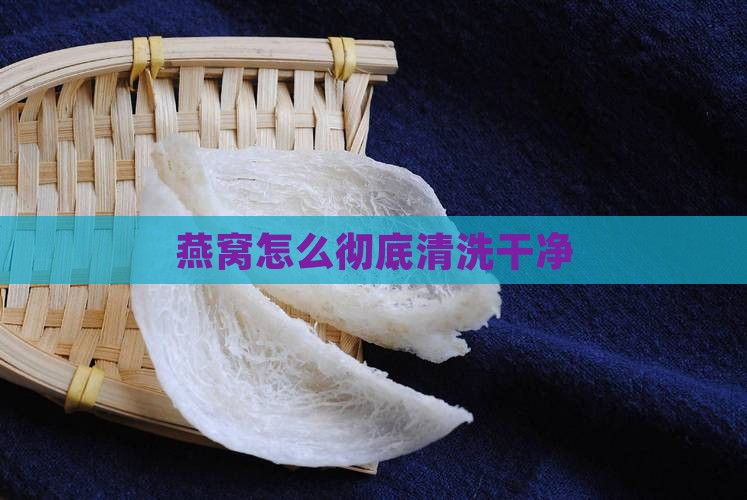 燕窝毛很多怎么弄干净