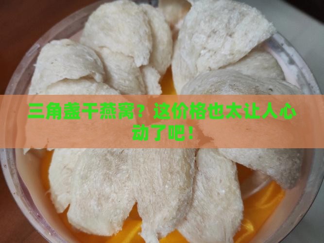 三角盏干燕窝一般多少钱