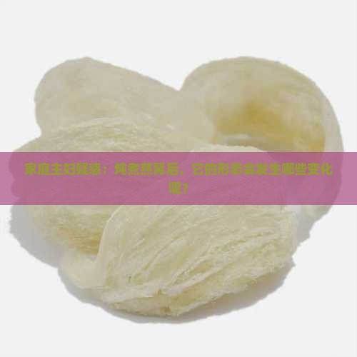 燕窝炖煮后是什么形状呢