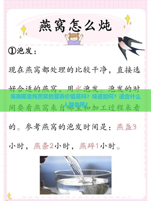 海南椰皇炖燕窝怎么样