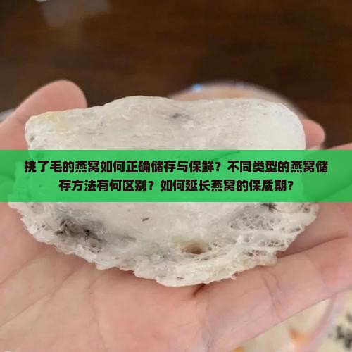 挑了毛的燕窝怎么储存