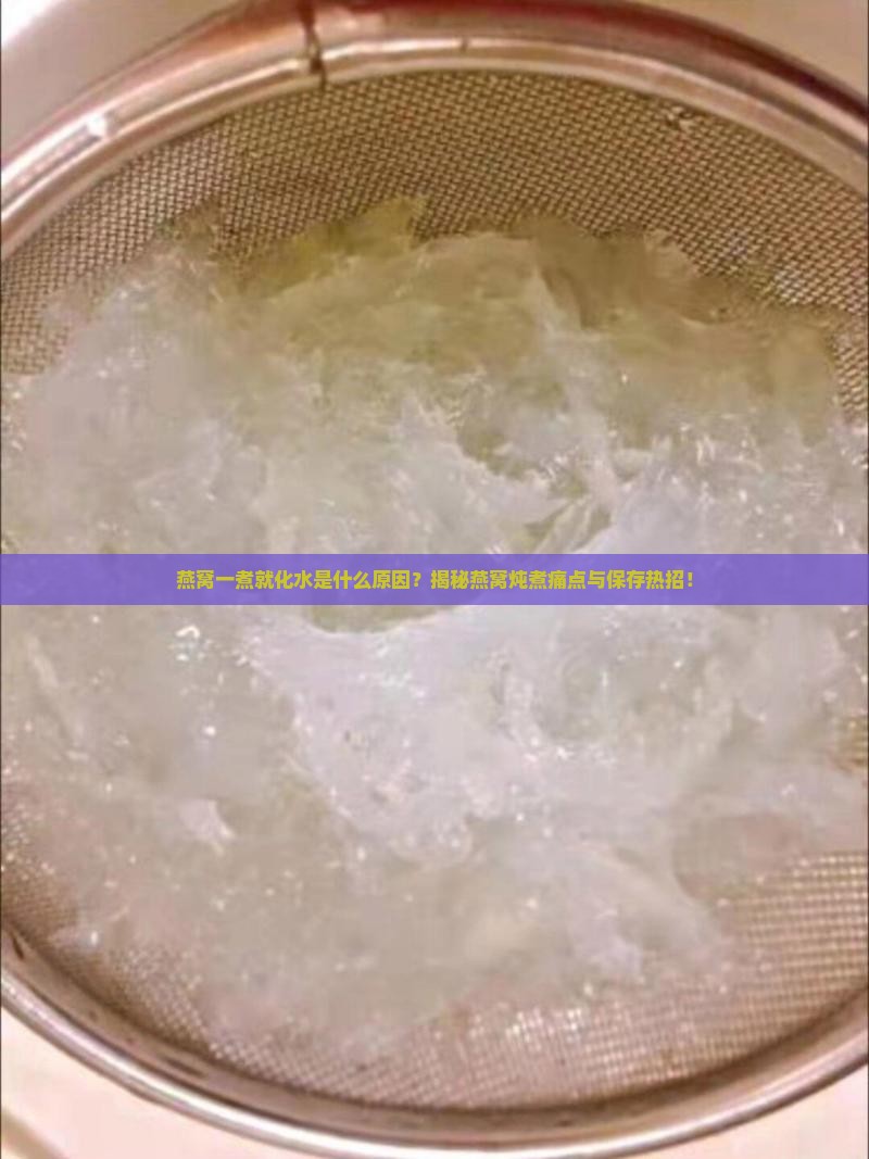 燕窝为什么一煮就化水了
