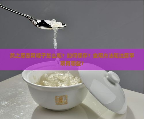 燕之屋燕窝粽子如何食用 燕之屋燕窝粽子如何食用