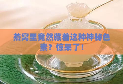燕窝里面是什么色素呢