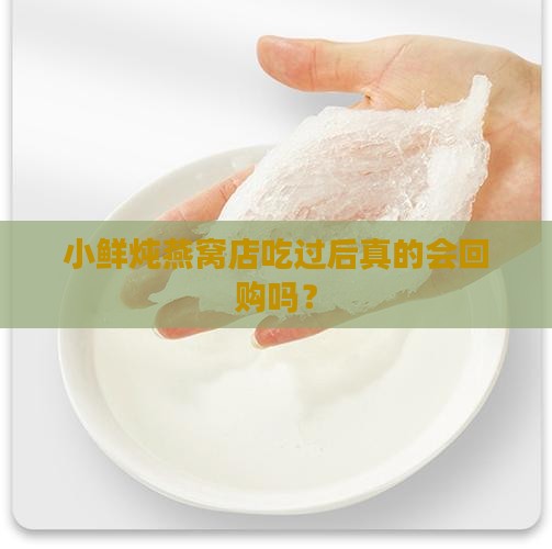 小鲜炖燕窝店怎么样啊