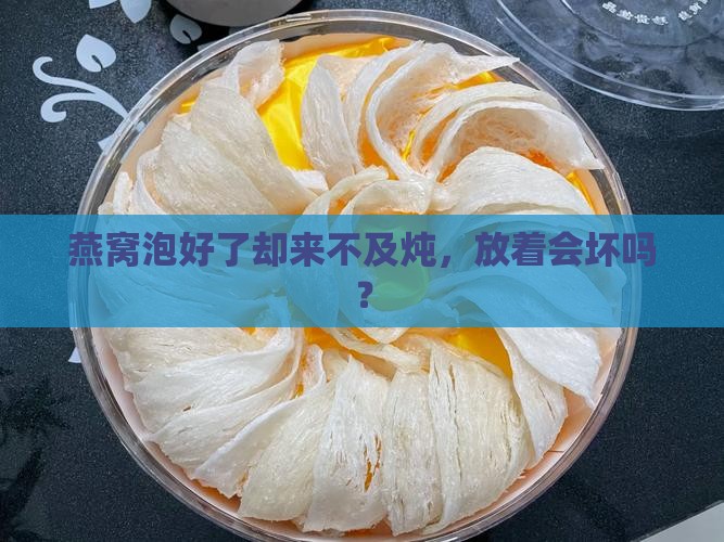 燕窝泡完不急炖怎么办呢