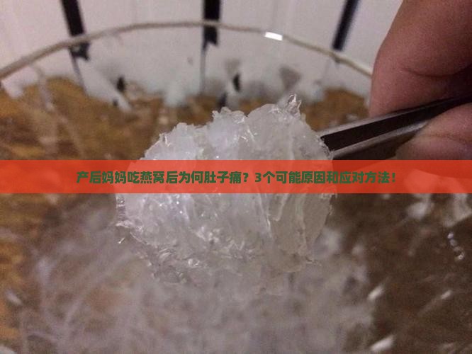 食完燕窝肚子痛怎么回事