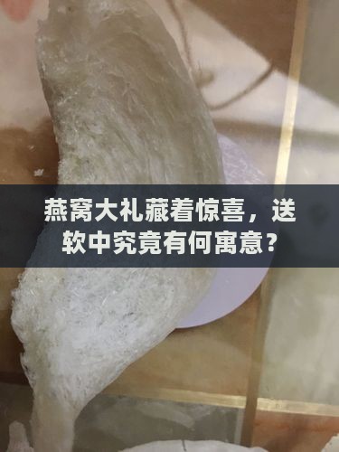 买燕窝送软中是什么意思