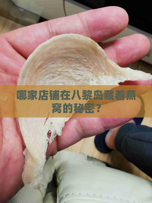 八黎岛卖燕窝的店叫什么