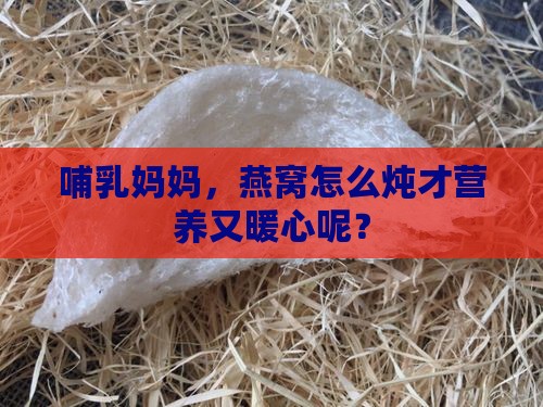 哺乳期燕窝煮什么好呢