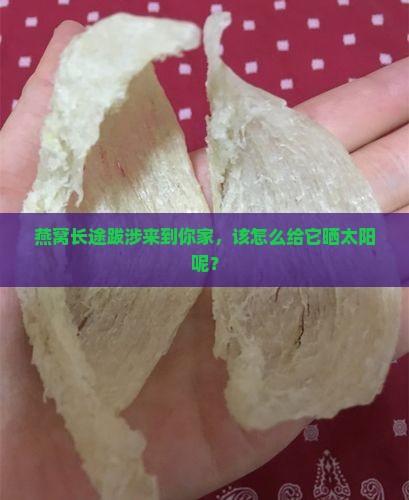 燕窝长途运输后怎么晾干