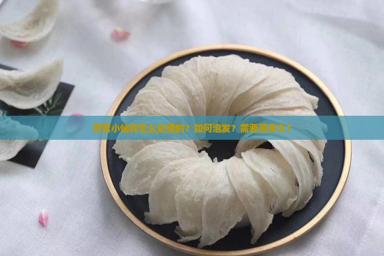 燕窝小仙炖怎么处理的