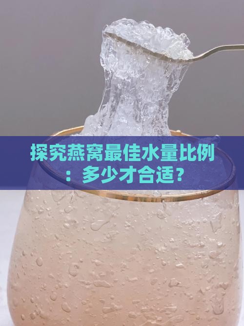 燕窝水量比例多少合适