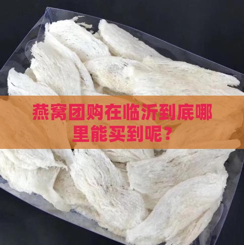燕窝团购临沂哪里有卖