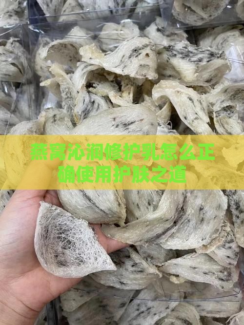 燕窝沁润修护乳怎么用