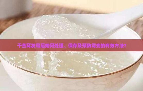干燕窝发霉了怎么处理