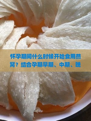 怀孕到什么时候补燕窝