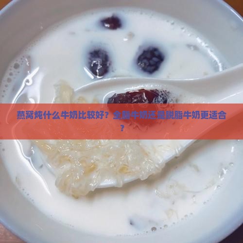 燕窝炖什么牛奶比较好