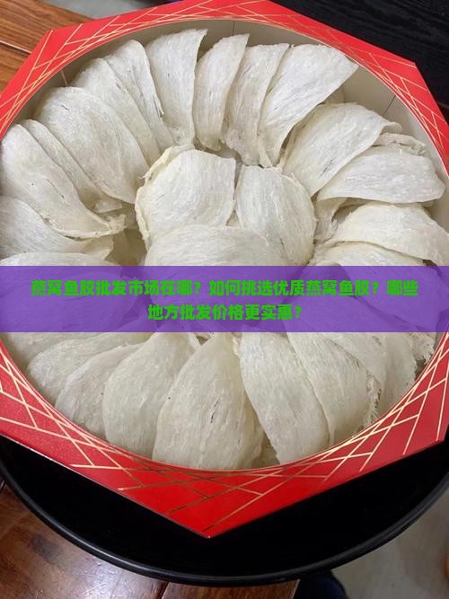 燕窝鱼胶什么地方批发好