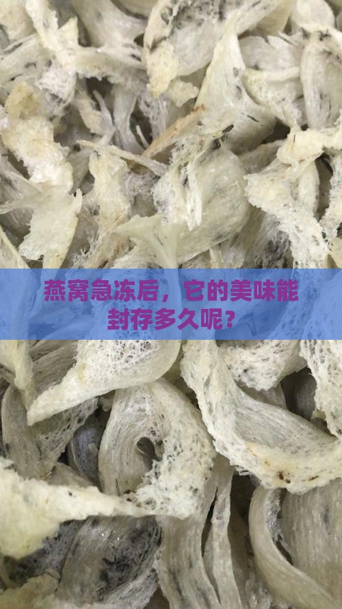 燕窝可以急冻保存多久呢