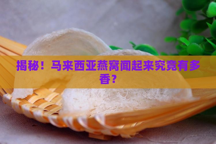 马来西亚燕窝是什么气味