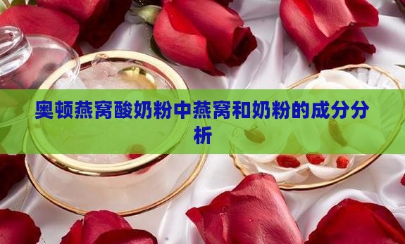 奥顿燕窝酸奶粉怎么样