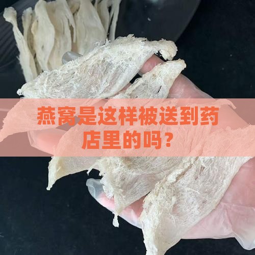 燕窝怎么样送到药店里面