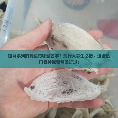 燕窝系列的舞蹈有哪些名字