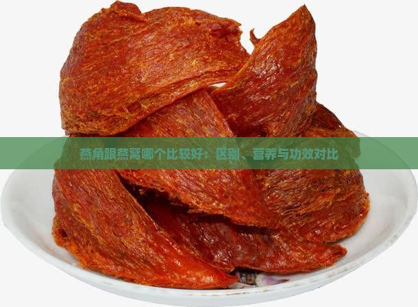燕角跟燕窝哪个比较好