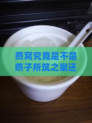 燕窝是燕子的窝还是什么