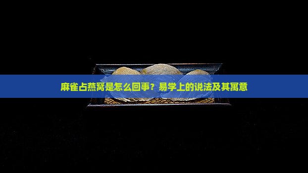 麻雀占燕窝是怎么回事