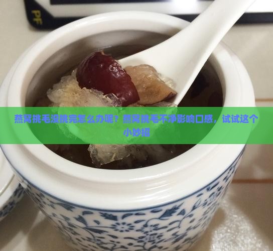 燕窝挑毛没挑完怎么办呢
