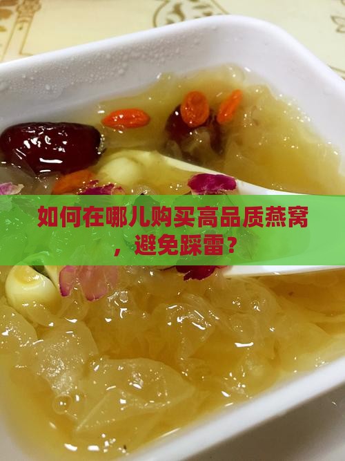 燕窝去什么地方买好一点