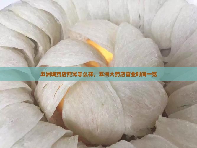 五洲城药店燕窝怎么样 五洲城药店燕窝怎么样