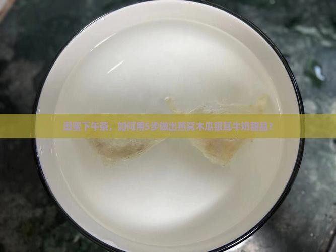 燕窝木瓜银耳牛奶怎么做