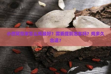 小燕窝在家怎么炖最好呢