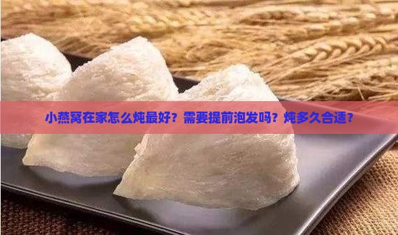 小燕窝在家怎么炖最好呢