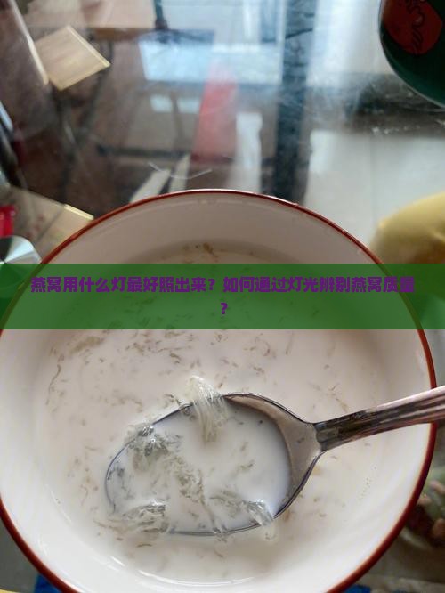 燕窝用什么灯最好照出来