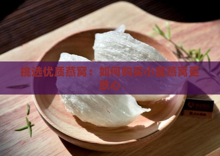 如何购买小盏燕窝比较好