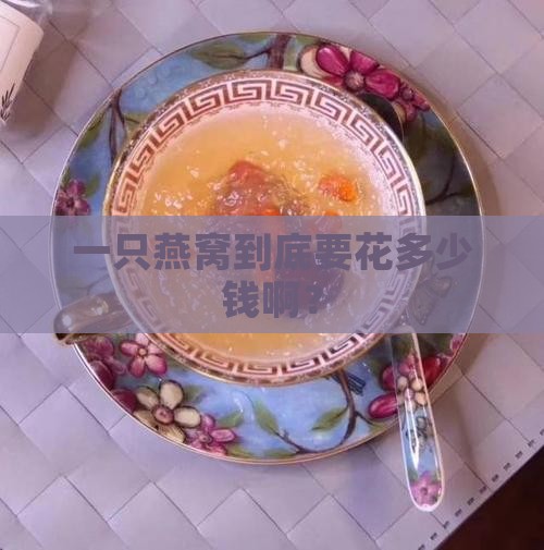 燕窝一般要多少钱一只呀