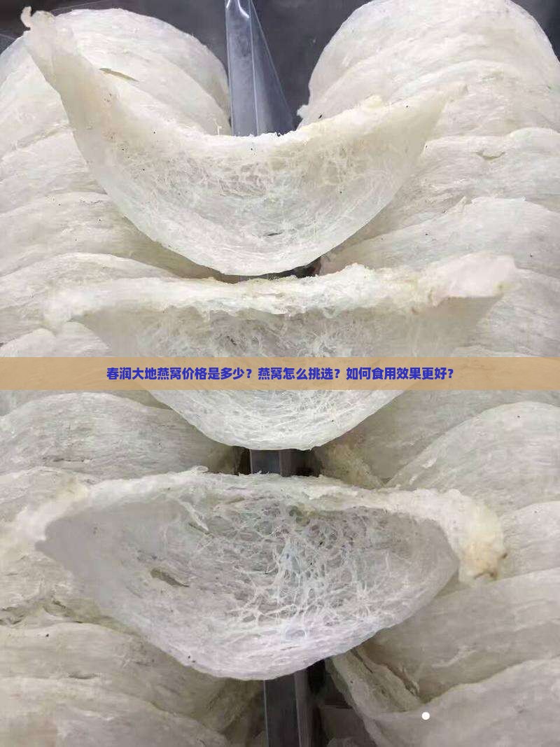 春润大地燕窝价格多少钱