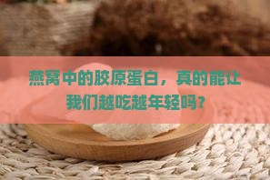 燕窝里的胶原蛋白是什么 燕窝里的胶原蛋白是什么
