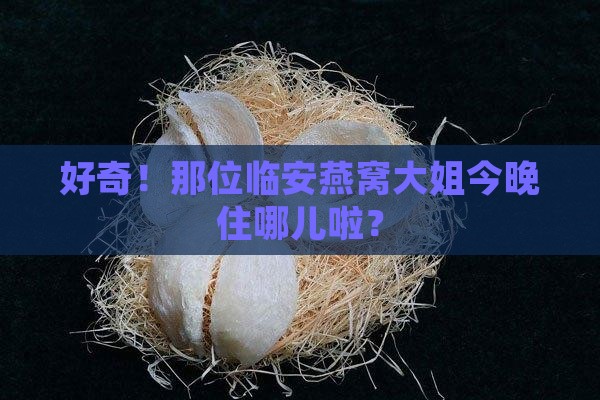 临安燕窝大姐在哪里住宿