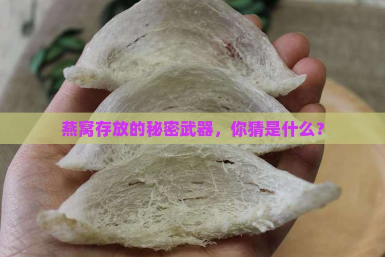 用什么器皿储存燕窝好些