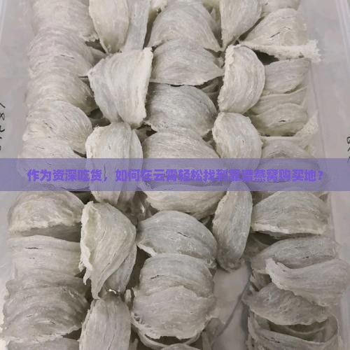 云霄买燕窝在什么地方