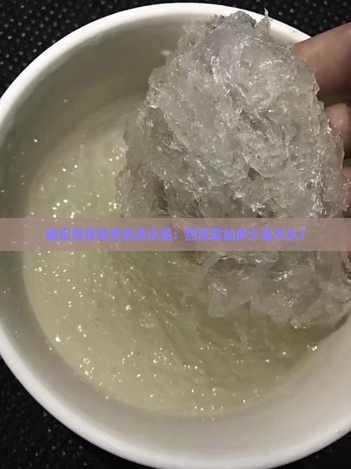 燕窝加水多少毫升合适呢