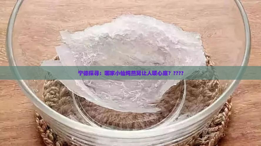 宁德哪里有小仙炖燕窝店