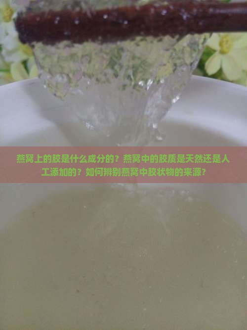 燕窝上的胶是什么成分的